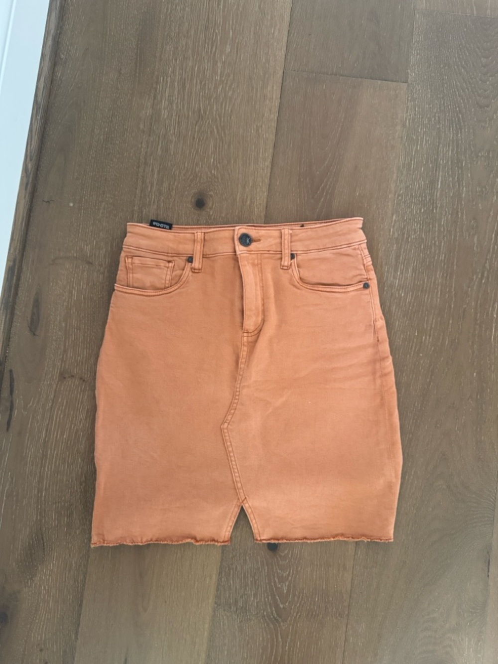 Kut from the Kloth orange Denim Skirt